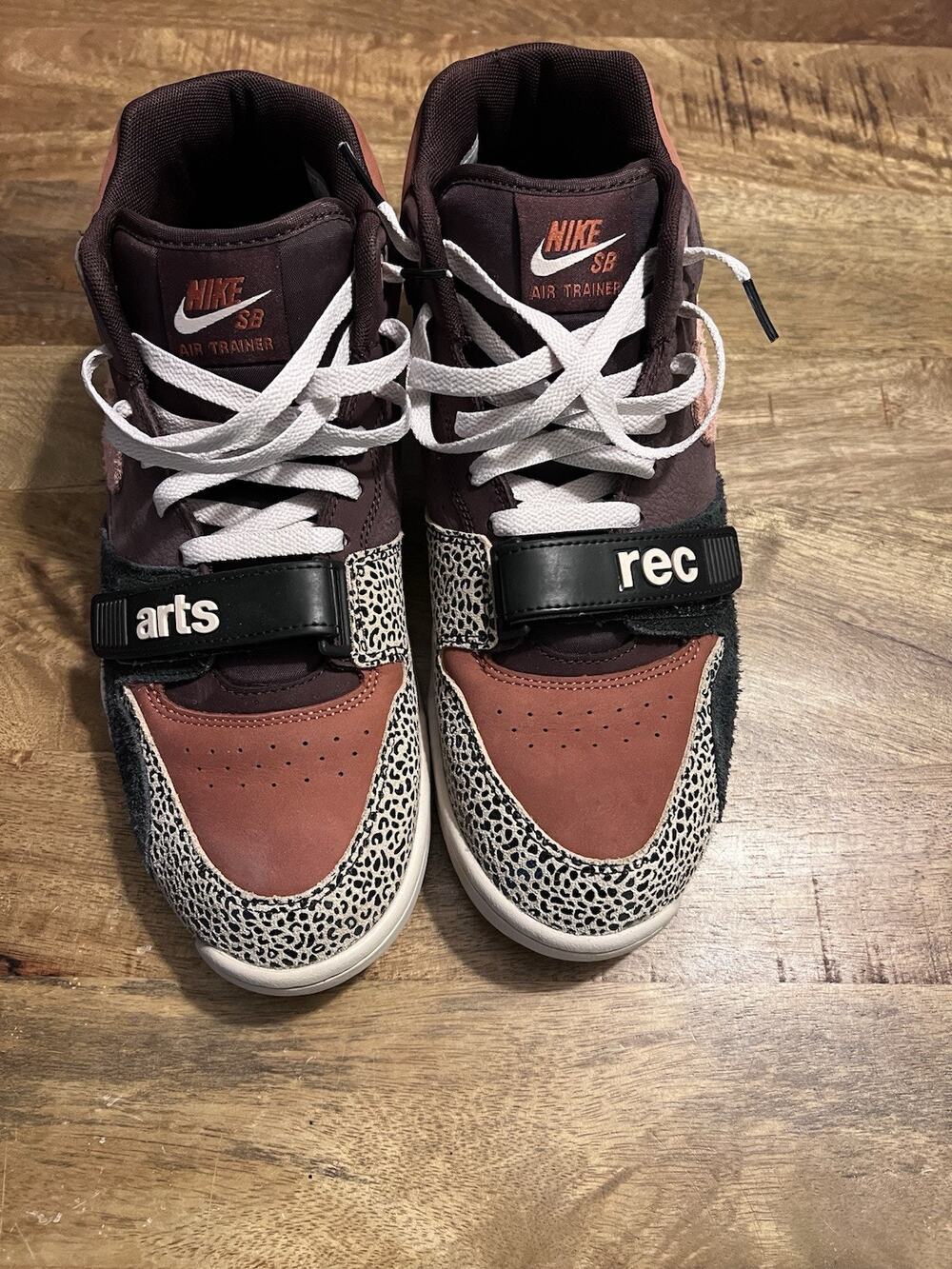 Size 11 Men Arts-Rec x Nike Air Trainer 1 SB For Recreational Use Limestone
